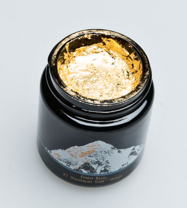 24k Gold Pure Shilajit Active Resin (400 PPM 24k Gold) - 45g